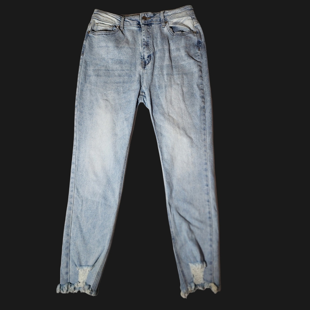 Bamboo light wash womens jeans